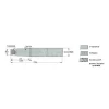 Replaceable Tip Milling Shank: Series Multimaster, 2.3" Projection, 1" 85 ° Shank