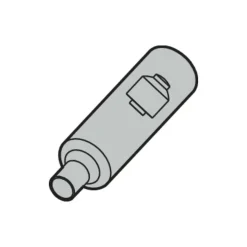 Replaceable Tip Milling Shank: Series Minimaster, 30 mm Projection, 3/4" 90 ° Shank
