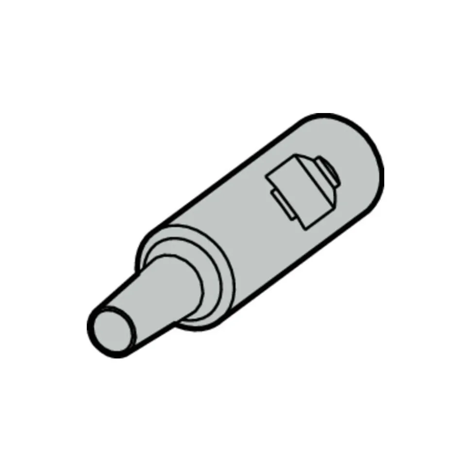 Replaceable Tip Milling Shank: Series Minimaster, 35 mm Projection, 3/4" 87 ° Shank