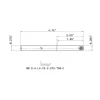 Replaceable Tip Milling Shank: Series Multimaster, 2" Projection, 3/8" Stepped Shank