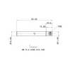 Replaceable Tip Milling Shank: Series Multimaster, 16 mm Projection, 12 mm Stepped Shank