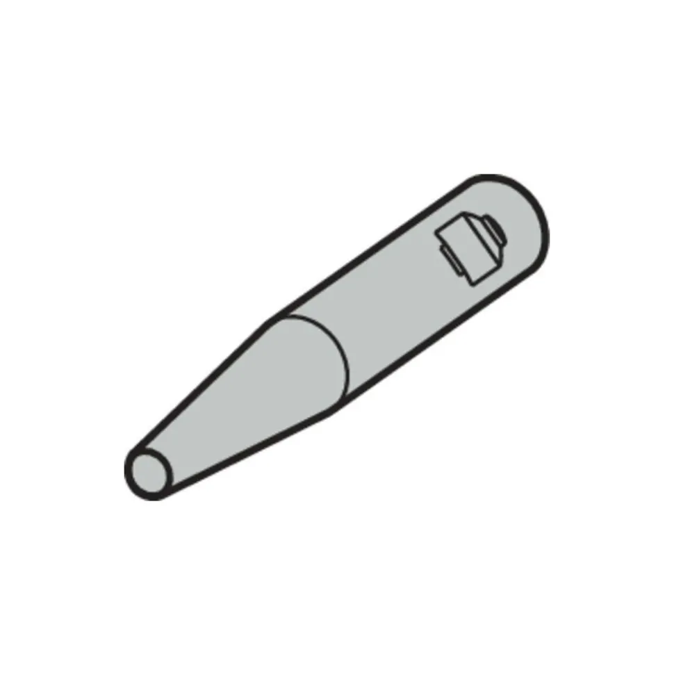 Replaceable Tip Milling Shank: Series Minimaster, 90 mm Projection, 3/4" 85 ° Shank