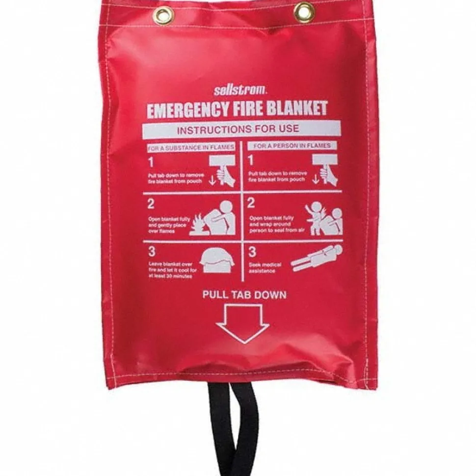 Rescue Blankets: Type: Fire; Overall Length: 60.0000 in; Overall Width: 72 in