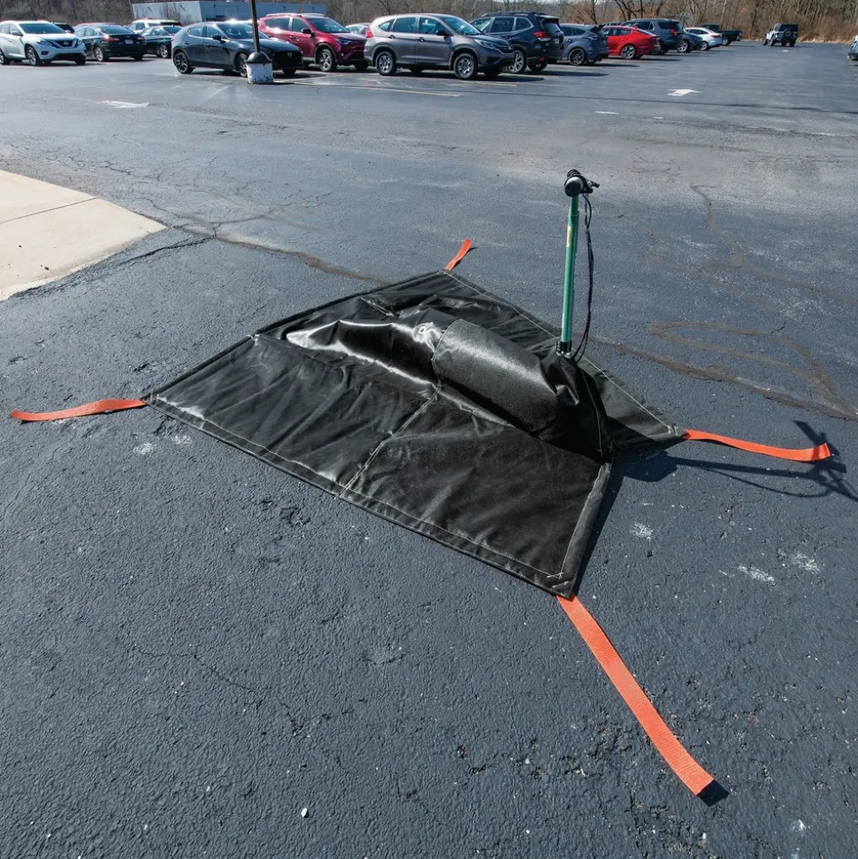 Rescue Blankets: Type: Lithium Battery Fire Blanket; Material: Graphite, Silicone, Quartz; Overall Length: 5.9000 ft; Overall Width: 6 ft