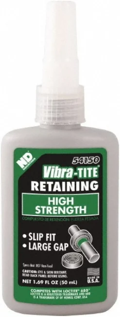 Retaining Compound: 50 mL Bottle, Green, Liquid
