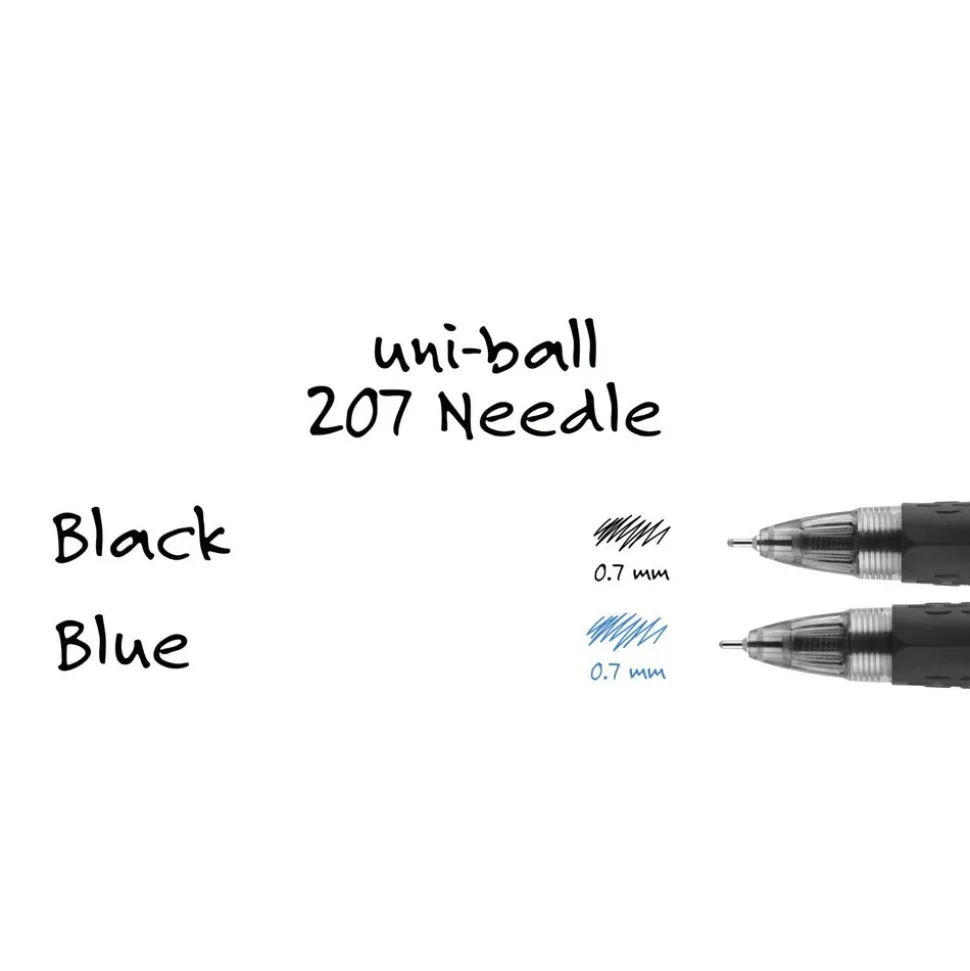 Retractable Pen: 0.7 mm Tip, Blue Ink