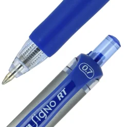 Retractable Pen: 0.7 mm Tip, Blue Ink