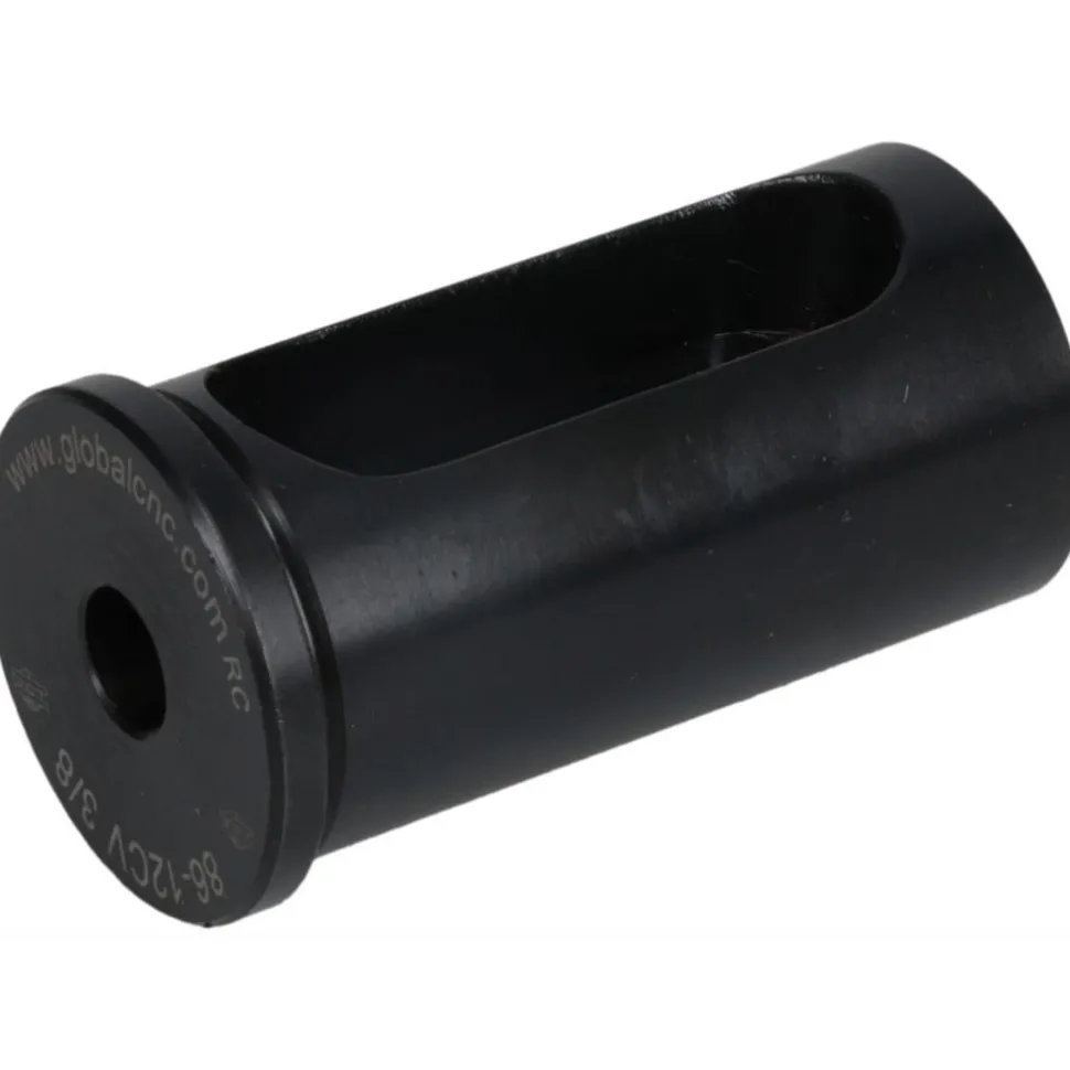 Rotary Tool Holder Bushing: Type CV, 3/8" ID, 1-1/4" OD, 2.36" Length Under Head