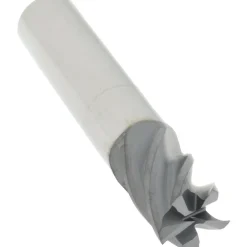 Roughing & Finishing End Mill: 3/8" Dia, 5 Flute, Solid Carbide