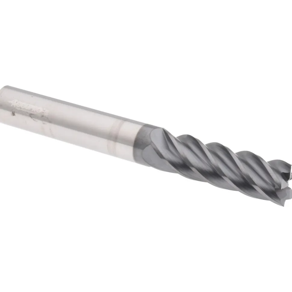 Roughing & Finishing End Mill: 1/2" Dia, 5 Flute, Solid Carbide