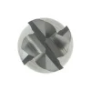 Roughing & Finishing End Mill: 1/4" Dia, 4 Flute, Solid Carbide