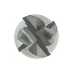 Roughing & Finishing End Mill: 1/4" Dia, 4 Flute, Solid Carbide