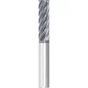 Roughing & Finishing End Mill: 1/2" Dia, 6 Flute, Solid Carbide