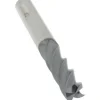 Roughing & Finishing End Mill: 1/2" Dia, 4 Flute, Solid Carbide