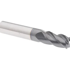 Roughing & Finishing End Mill: 1/2" Dia, 4 Flute, Solid Carbide
