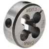 Round Die: M8x1, 1" OD, High-Speed Steel