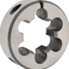 Round Die: M20x1.5, 1-1/2" OD, High-Speed Steel