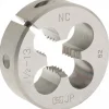 Round Die: 1/2-13, 1-1/2" OD, High-Speed Steel