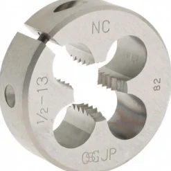 Round Die: 1/2-13, 1-1/2" OD, High-Speed Steel