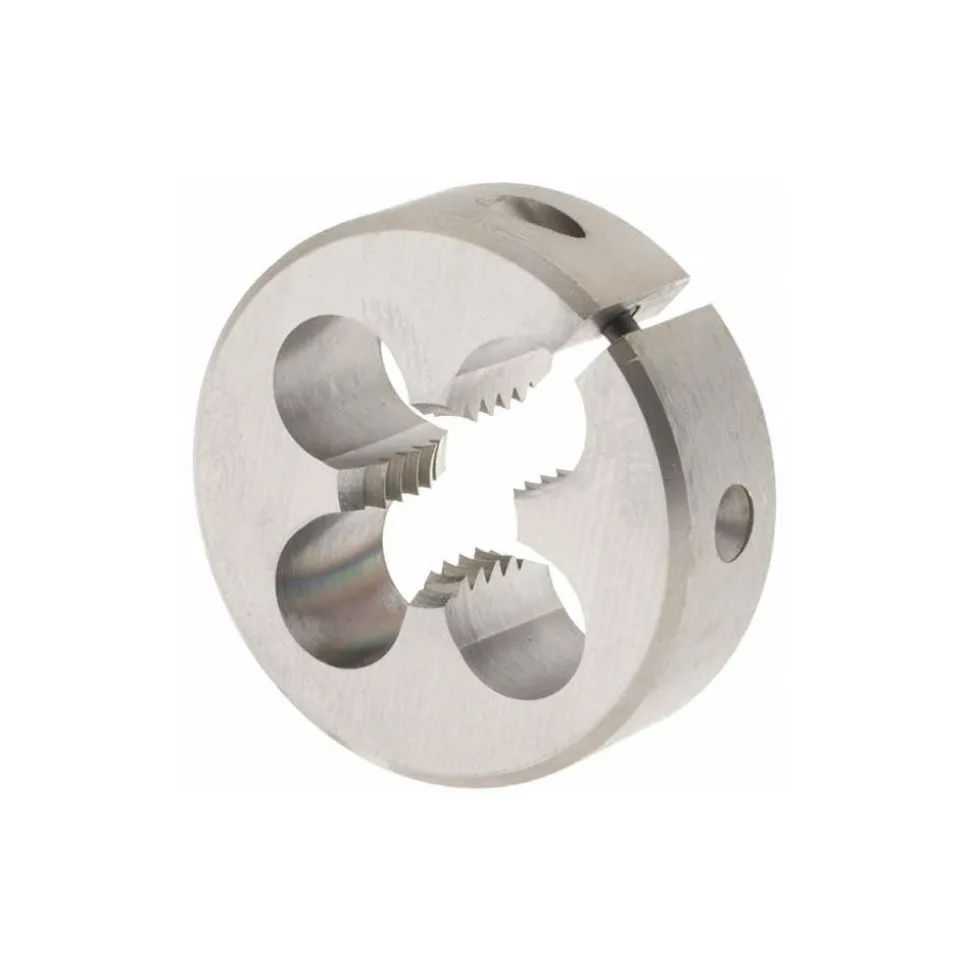 Round Die: 1/2-13, 1-1/2" OD, High-Speed Steel