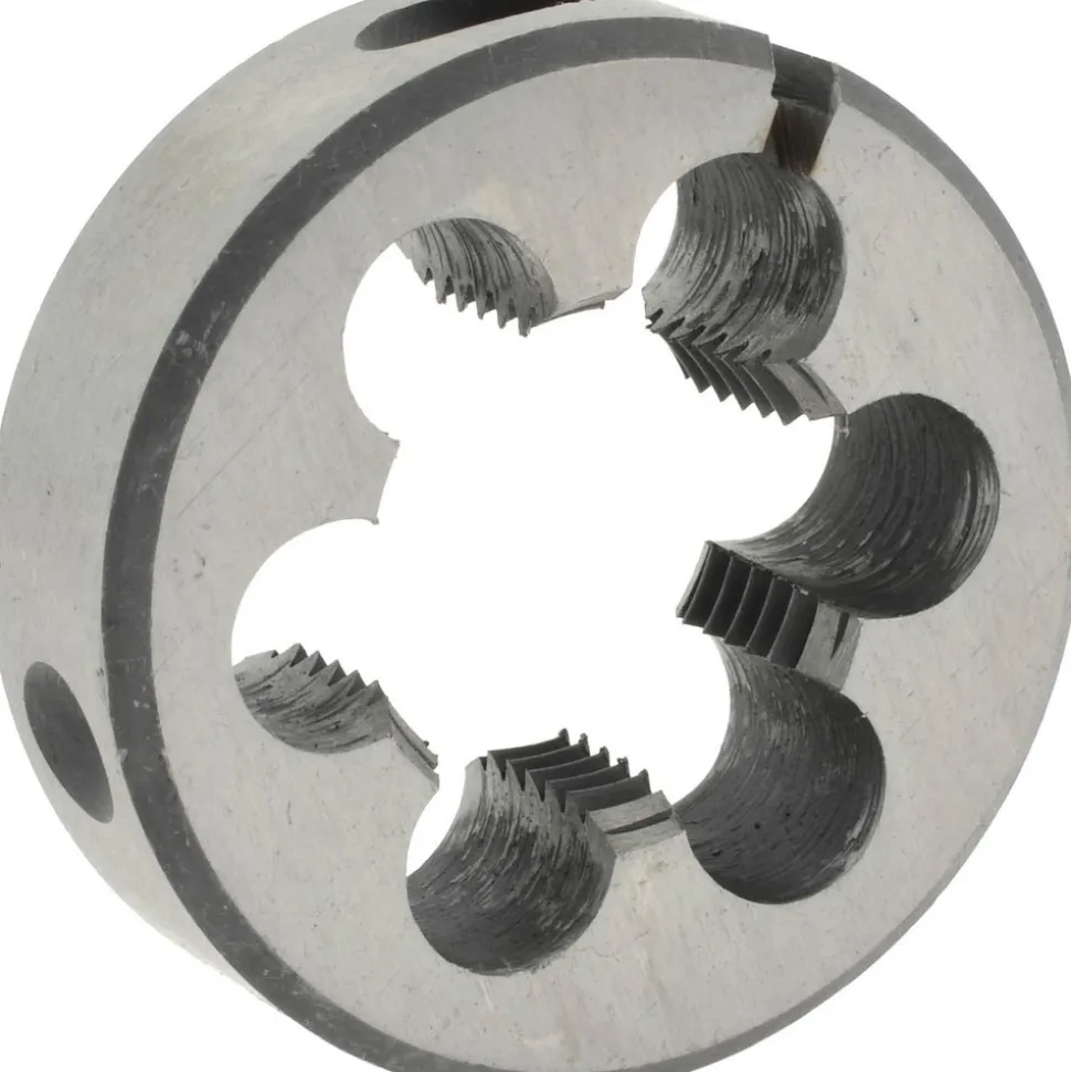 Round Die: 3/4-16, 1-1/2" OD, High-Speed Steel