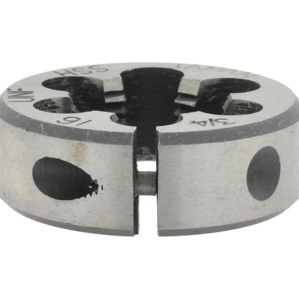 Round Die: 3/4-16, 1-1/2" OD, High-Speed Steel