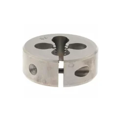 Round Die: 1/4-28, 1" OD, High-Speed Steel