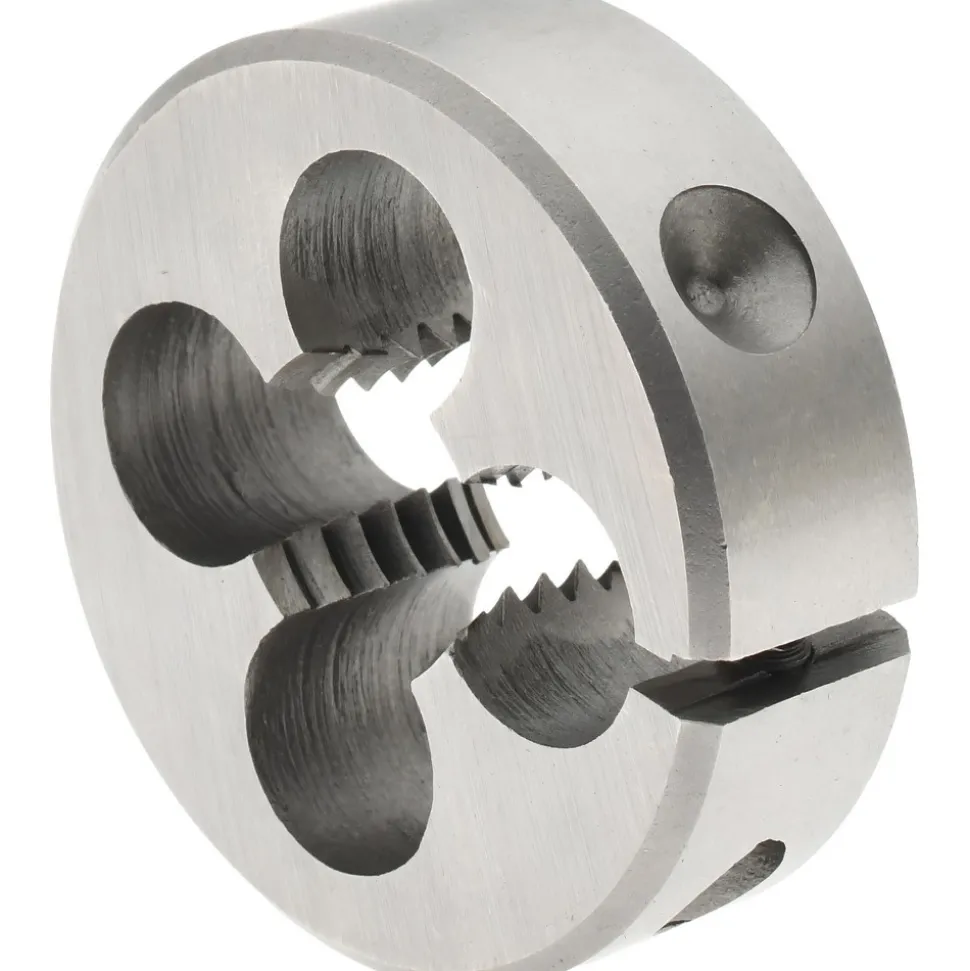 Round Die: 1/2-13, 1-1/2" OD, High-Speed Steel