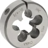Round Die: 3/4-10, 2" OD, High-Speed Steel