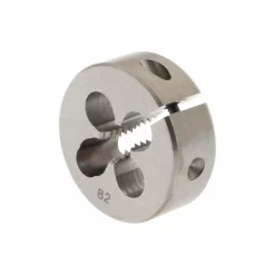 Round Die: 1/4-20, 1" OD, High-Speed Steel