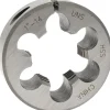 Round Die: 1-14, 2" OD, High-Speed Steel