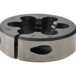 Round Die: 1-8, 2" OD, High-Speed Steel