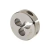 Round Die: #4-40, 13/16" OD, High-Speed Steel