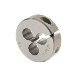 Round Die: #4-40, 13/16" OD, High-Speed Steel