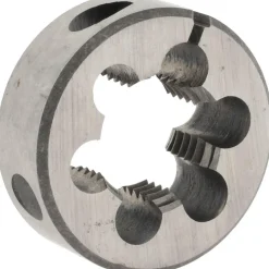 Round Die: 1/2-20, 1" OD, High-Speed Steel