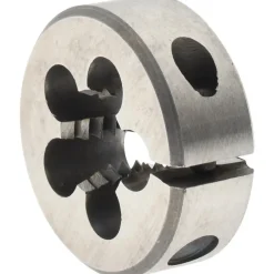Round Die: 3/8-16, 1" OD, High-Speed Steel