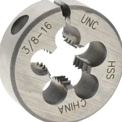 Round Die: 3/8-16, 1