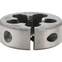Round Die: 5/8-24, 1-1/2" OD, High-Speed Steel