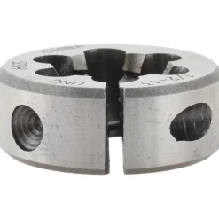 Round Die: 1/2-13, 1" OD, High-Speed Steel