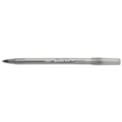 Round Stick Grip Pen: Ball Tip, Black Ink