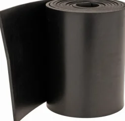 Rubber Strip: Neoprene, 1/8" Thick, 4" Wide, 5.000' Long, Black