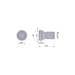 Screw for Indexables: M2 Thread