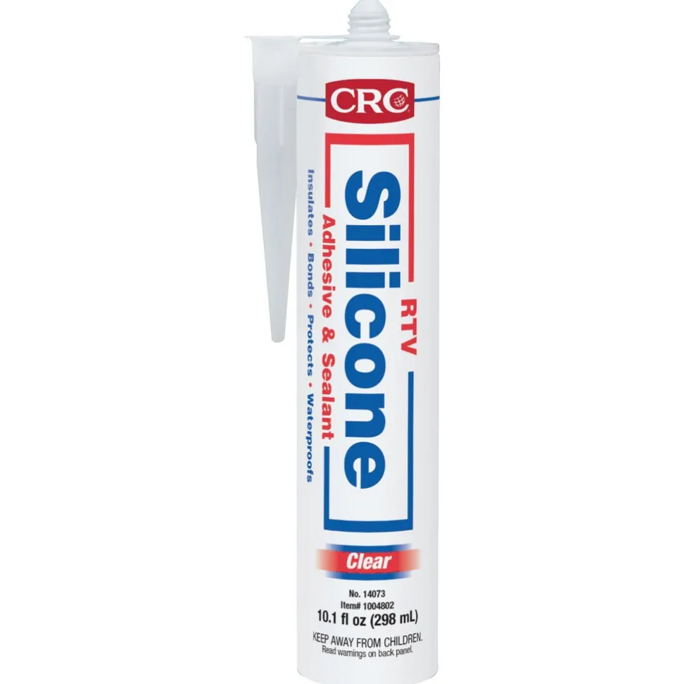 Sealant: 12 oz Cartridge, Clear, RTV Silicone