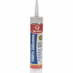 Sealant: 10.1 oz Cartridge, Clear, Silicone