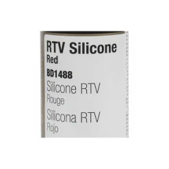 Sealant: 8 oz, Red, RTV Silicone