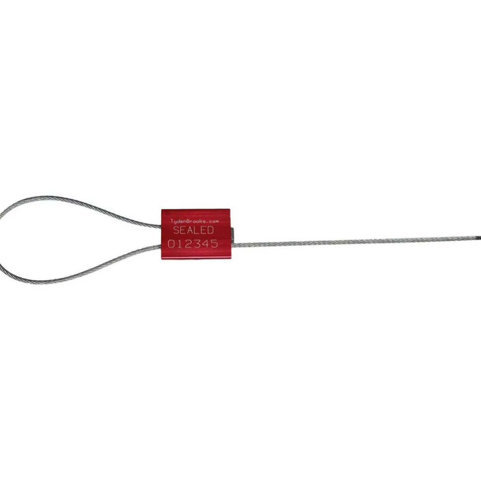 Security Seals: Type: Security Seal, Cable Seal; Overall Length (Decimal Inch): 13.10000, 13.0000; Operating Length: 12, 12 in