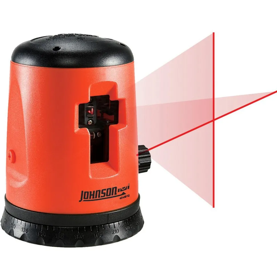 Self Leveling Cross Line Laser Level: 1 Beam, Class III, Red Beam