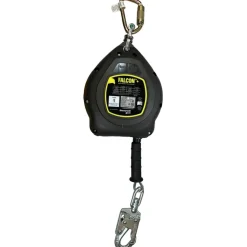 Self-Retracting Lifeline: 420 lb Capacity, 30.00' Lifeline, Self-Locking Carabiner & Stainless Steel Swivel