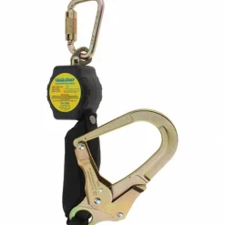 Self-Retracting Lifeline: 350 lb Capacity, Steel Carabiner