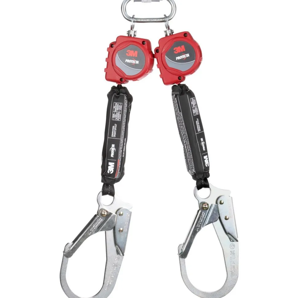 Self-Retracting Lifeline: 310 lb Capacity, 6.00' Lifeline, Single Pin Connector